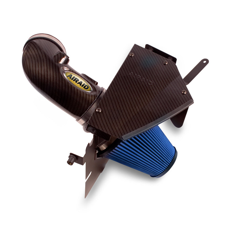 Airaid 09-14 Cadillac CTS-V/ 11-14 Coupe 6.2L CAD Intake System w/Carbon Look (Dry / Blue Media) - air253-253C