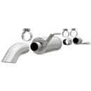MagnaFlow Cat-Back, SS, 2.5/3in, Turn Down In Front Rear Tire 2015 Ford F150 2.7L V6T Ext Cab - mag19056