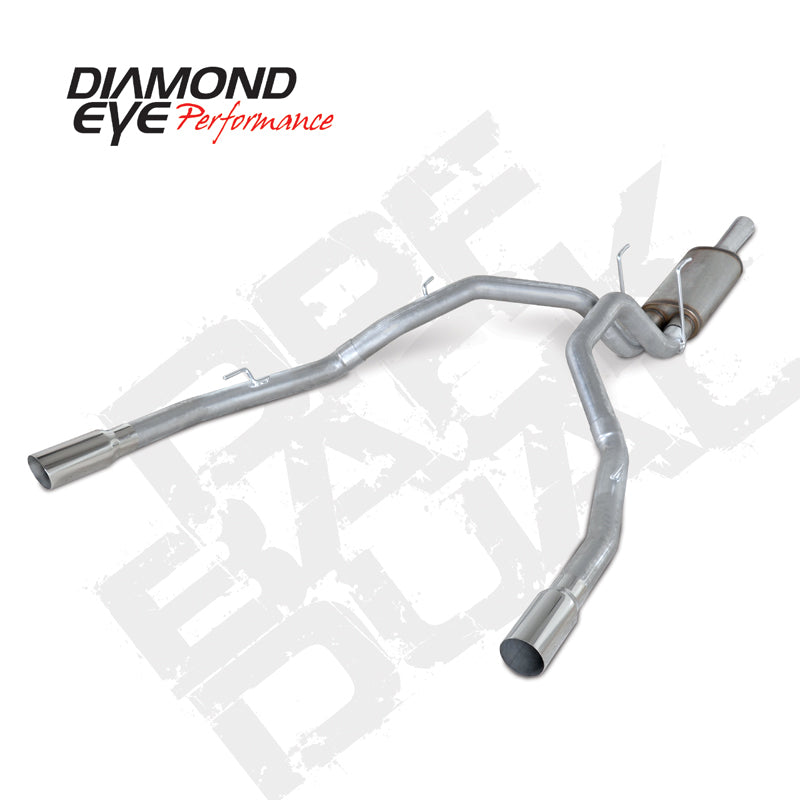 Diamond Eye KIT 3in DPF-BACK DUAL AL: DODGE 1500 2014 DIESEL - depK3264A