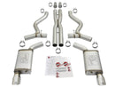 aFe MACHForce XP 3in Sport Tone Cat-Back Exhausts w/ Polished Tips 15-17 Ford Mustang V6/V8 - afe49-33087-P