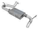 aFe Scorpion Exhaust System Axle Back Aluminized Hi-Tuck 07-17 Jeep Wrangler JK V6 3.6/3.8L - afe49-08046