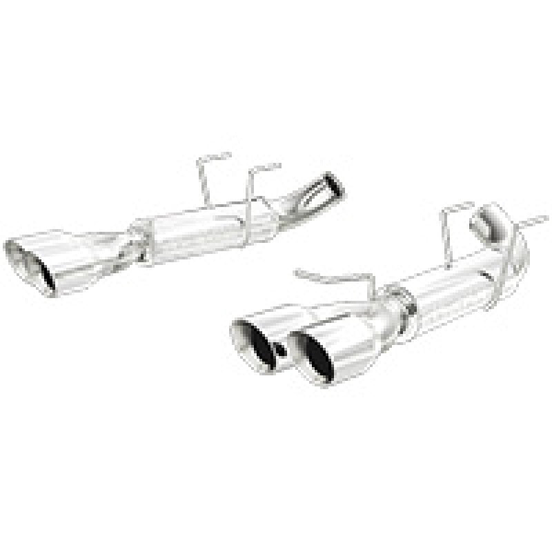 MagnaFlow 12 Ford Mustang V8 5.0L Dual Split Rear Exit Axle-Back Stainless Cat Back Perf Exhaust - mag15077