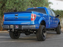 aFe MACHForce XP Exhaust 3in SS Dual Side Exit CB w/ Black Tips 11-14 Ford F150 EcoBoost V6-3.5L TT - afe49-43056-B