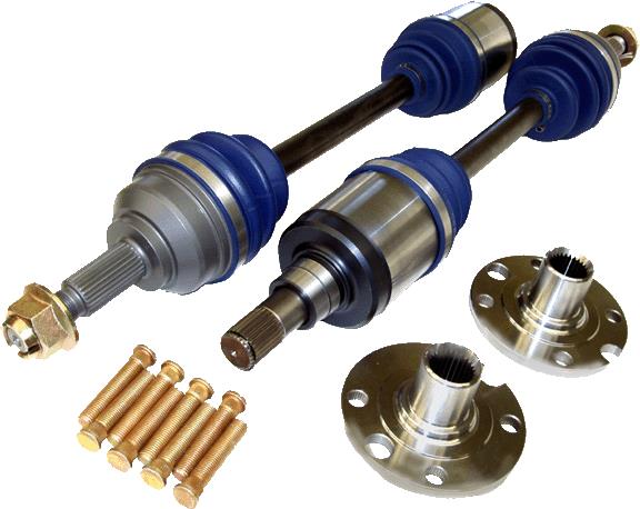 DSS Honda Civic EK with EKK1 mounts (Non-ABS hub) K-Series 600HP Level 3.9 Axle/Hub Kit - dssKK35
