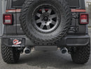 aFe Rebel Series 2.5in 409 SS Axle-Back Exhaust w/ Black Tips 2018+ Jeep Wrangler (JL) V6 3.6L - afe49-48067-B