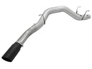 aFe Atlas 5in DPF-Back Aluminized Steel Exh Dodge RAM Diesel 13-14 L6-6.7L Mega Cab w/ Black Tip - afe49-02039-B