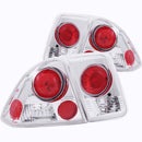 ANZO 2001-2004 Honda Civic Taillights Chrome - anz221047