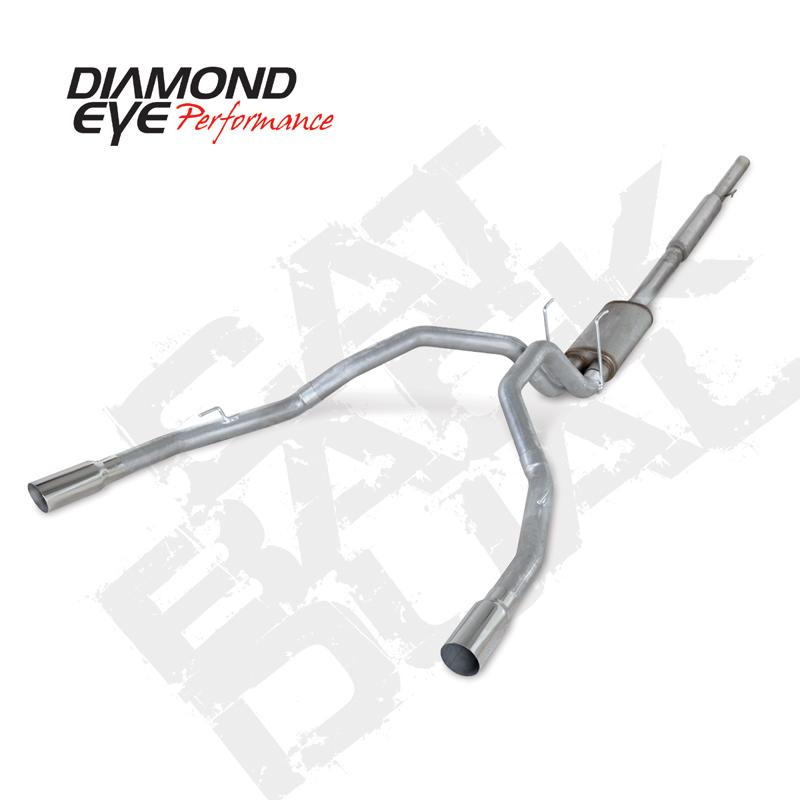 Diamond Eye KIT 3in CB DUAL AL: DODGE 1500 2009-12 HEMI - depK3222A