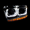 ANZO 2014-2016 Toyota Tundra Projector Headlights w/ U-Bar Chrome - anz111319