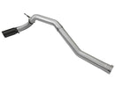 aFe LARGE Bore HD DPF-Back SS Exhaust w/ Black Tip 2016 Nissan Titan XD V8-5.0L (td) - afe49-46113-B