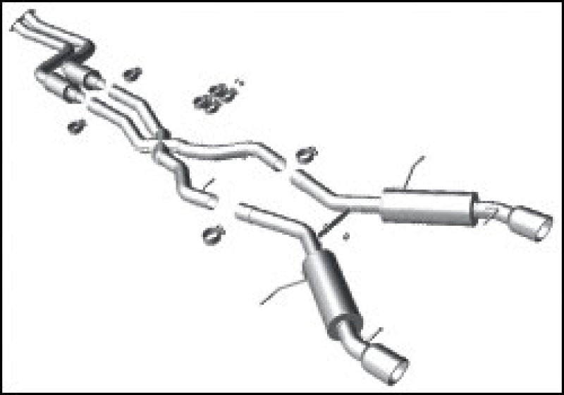 MagnaFlow SYS C/B 11 BMW 335i 3.0L Coupe Tour - mag16388