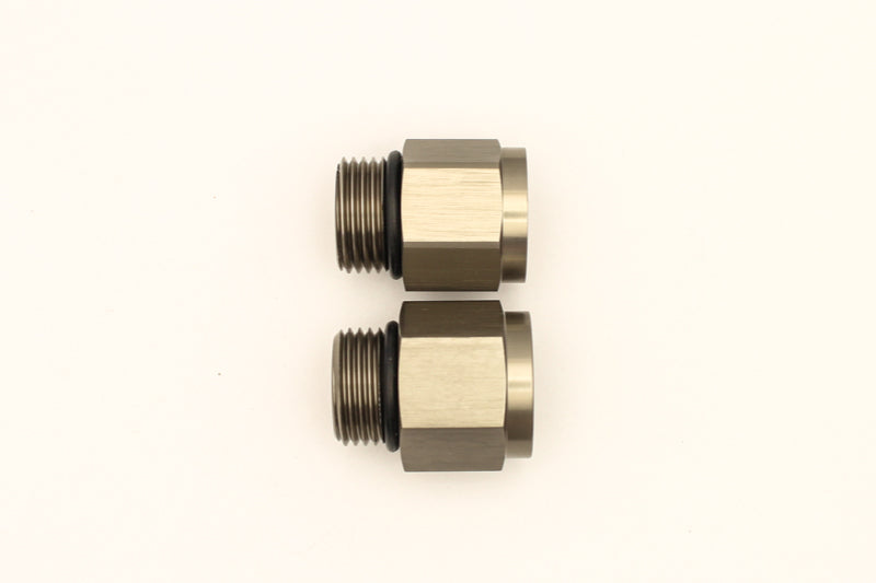 DeatschWerks DW350iL 8ORB Male to Metric Female Plumbing Kit to Replace Bosch 044 (Incl. O-Ring) - dw6-02-0102