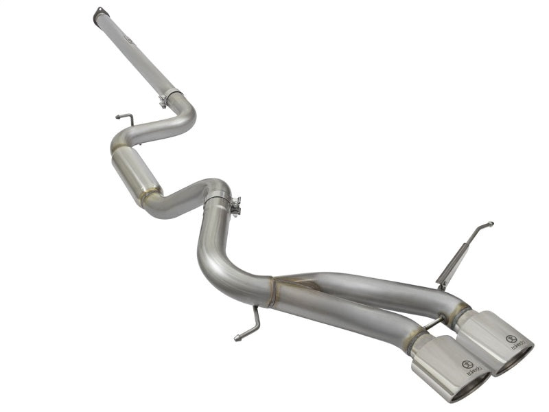 aFe POWER Takeda 3in 304 SS Cat-Back Exhaust w/ Polished Tips 13-17 Ford Focus ST L4-2.0L (t) - afe49-33083-P