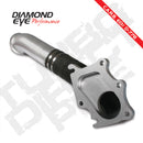 Diamond Eye TURBO-DIRECT 3in AL CHEVY LB7 DURAMAX 01-04 5 BTWN TURBO & F PIPE TRANS DIPSTICK MOD REQ - dep321055