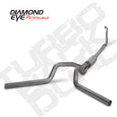 Diamond Eye KIT 4in OFF-RD TB DUAL SS: 94-97 FORD 7.3L F250/F350 PWRSTROKE NFS W/ CARB EQUIV STDS - depK4309S