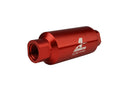 Aeromotive In-Line Filter - AN-10 size - 40 Micron SS Element - Red Anodize Finish - aer12335