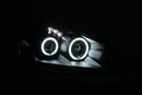 ANZO 2005-2006 Acura Rsx Projector Headlights w/ Halo Black - anz121197