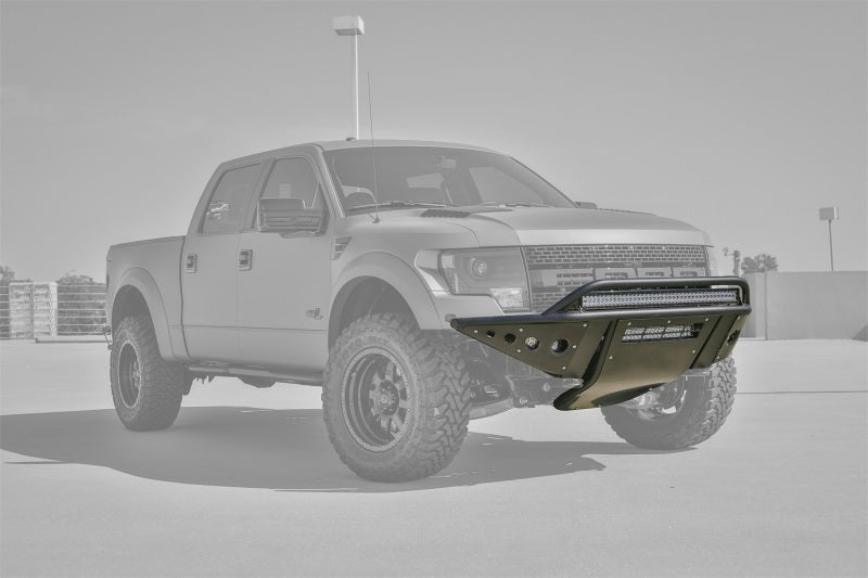 Addictive Desert Designs 10-14 Ford F-150 Raptor Stealth Front Bumper w/ Stealth Panels - addF012892450103