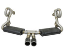 aFe MACHForce-Xp 2in 304 SS Cat-Back Exhaust w/Carbon Fiber Tips 13-16 Porsche Boxster 2.7L/3.4L - afe49-36415-C