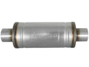 aFe MACH Force-Xp 409 SS Muffler 3in Center/Center 14in L x 6in Dia - Round Body - afe49M00012