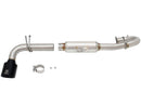 aFe Takeda 11-16 Scion TC 2.5L 2 1/4-2 1/2in Stainless Steel Axle-Back Exhaust w/Black Tip - afe49-36025-B