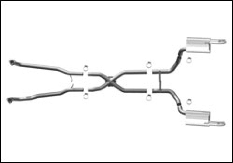 MagnaFlow SYS M/B 68-69 Chevy Corvette - mag16842