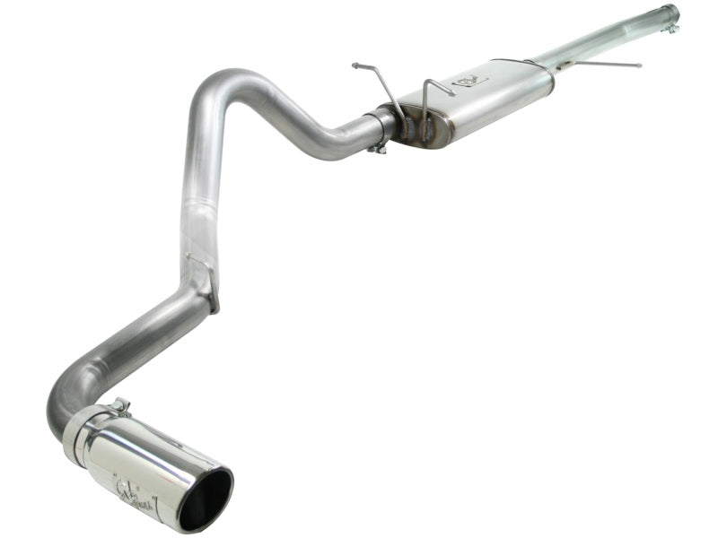 aFe MACHForce XP Exhaust Cat-Back 3in SS-409 w/ Polished Tip 97-03 Ford F-150 V8 4.6/5.4L - afe49-43043-P