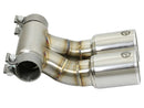 aFe Power 13-14 Porsche Cayman S / Boxster S Polish Exhaust Tip Upgrade - afe49C36413-P