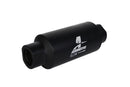 Aeromotive In-Line Marine Filter - AN-12 - 40 Micron SS Element - Black Hardcoat Finish - aer12343