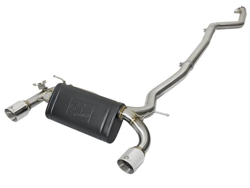 afe POWER MACH Force-Xp 16-17 BMW 340i/340ix/ 3.0L 304 SS Cat-Back Exhaust System - afe49-36334-P