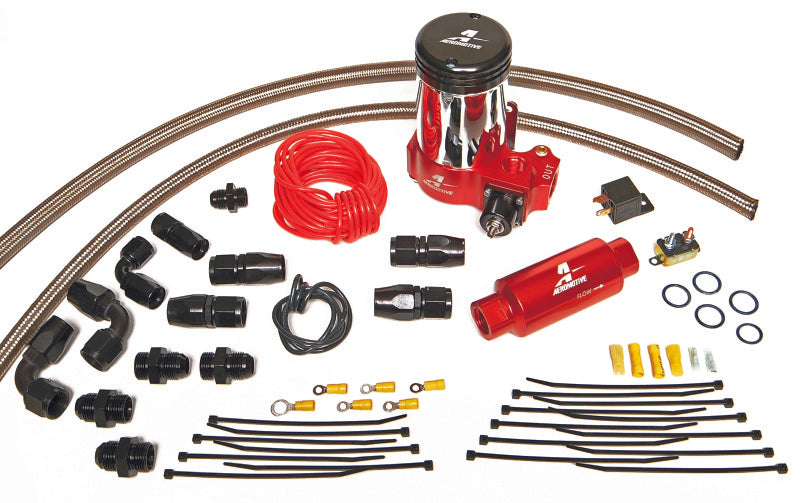 Aeromotive A2000 Drag Race Pump Only Kit (Incl. Lines/Fittings/Hose Ends/11202 pump) - aer17202