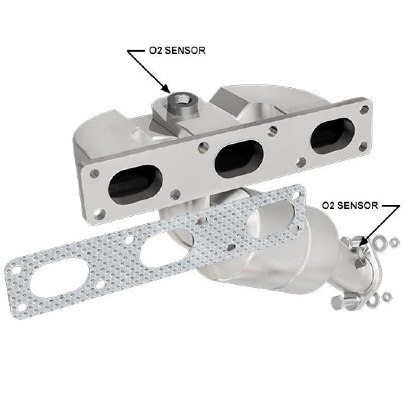 MagnaFlow Conv DF BMW 01-05 325 2.5L / 01-05 330 3.0L / 01-02 Z3 2.5L/3.0L California - Rear - mag452288