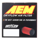 AEM DryFlow Air Filter Kit 4in x 7in DRYFLOW - aem21-2057DK