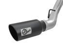 aFe LARGE Bore HD 4in Dual DPF-Back SS Exhaust w/Black Tip 16-17 GM Diesel Truck V8-6.6L (td) LML - afe49-44080-B