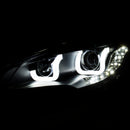 ANZO 2013-2015 Ford Escape Projector Headlights w/ U-Bar Black - anz111324