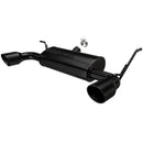 MagnaFlow 07-14 Jeep Wrangler JK 3.8/3.6L Dual Split Rear Exit Black Axle-Back Cat Back Exhaust - mag15160