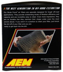 AEM 2.75 inch x 5 inch DryFlow Air Filter - aem21-202BF