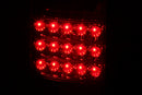 ANZO 1991-1997 Toyota Land Cruiser Fj LED Taillights Red/Clear - anz311095