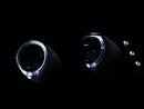 ANZO 1997-1999 Mitsubishi Eclipse Projector Headlights w/ Halo Black G2 - anz121365