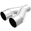 MagnaFlow Universal Trans Y-Pipe All SS 4inch (Dual) 3.5inch (Single) x 13inch (Overall) - mag10800