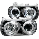 ANZO 1994-1997 Acura Integra Projector Headlights w/ Halo Chrome - anz121004