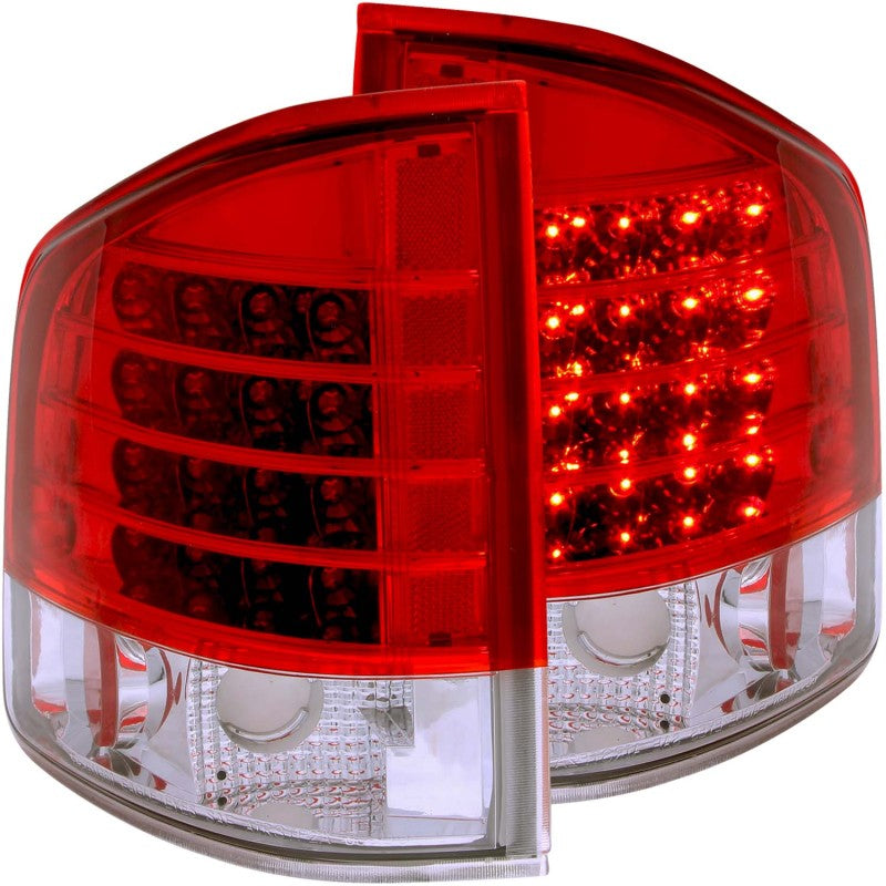 ANZO 1995-2005 Chevrolet S-10 LED Taillights Red/Clear - anz311013