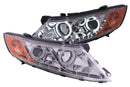 ANZO 2011-2013 Kia Optima Projector Headlights w/ Halo Chrome (CCFL) - anz121459