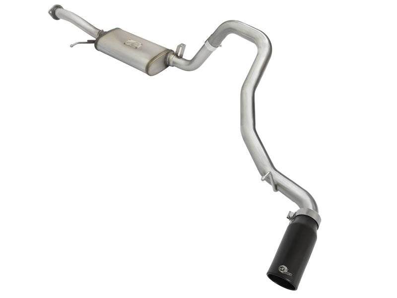 aFe MACHForce XP 2-1/2in SS-304 Cat-Back Exhausts w/ Black Tip 02-16 Nissan Patrol (Y61) I6-4.8L - afe49-36115-B