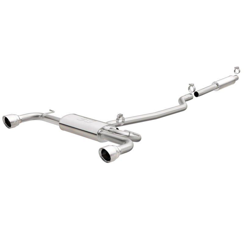 MagnaFlow SYS Cat-Back 15-16 Ford Edge 3.5L 2.5in Split Rear Ext. 4.5in Tips - mag19046