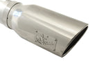 aFe MACHForce XP 5in DPF-Back Stainless Steel Exh Sys, polished tip,Ford Diesel Trucks 11-14 V8-6.7L - afe49-43055-P