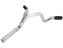 aFe MACHForce XP Exhaust Aluminized Dual Split DPF Back 11-15 GM Diesel Truck V8-6.6L (td) (BLK tip) - afe49-04043-B