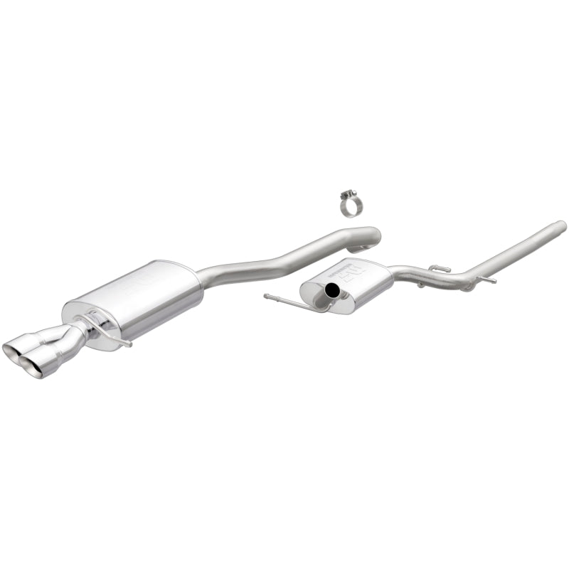 MagnaFlow SYS Cat-Back 2015 VW Jetta S 2.0L Touring 2.25in Dual Rear Ext Driver Side 3in Tips - mag19322