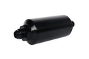 Aeromotive In-Line Filter - AN-08 size Male - 10 Micron Microglass Element - Bright-Dip Black - aer12375