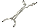 aFe MACHForce XP Exhaust 2.5in Stainless Steel CB/10-13 Chevy Camaro V6-3.6L (td) (gloss blk tip) - afe49-44042-B